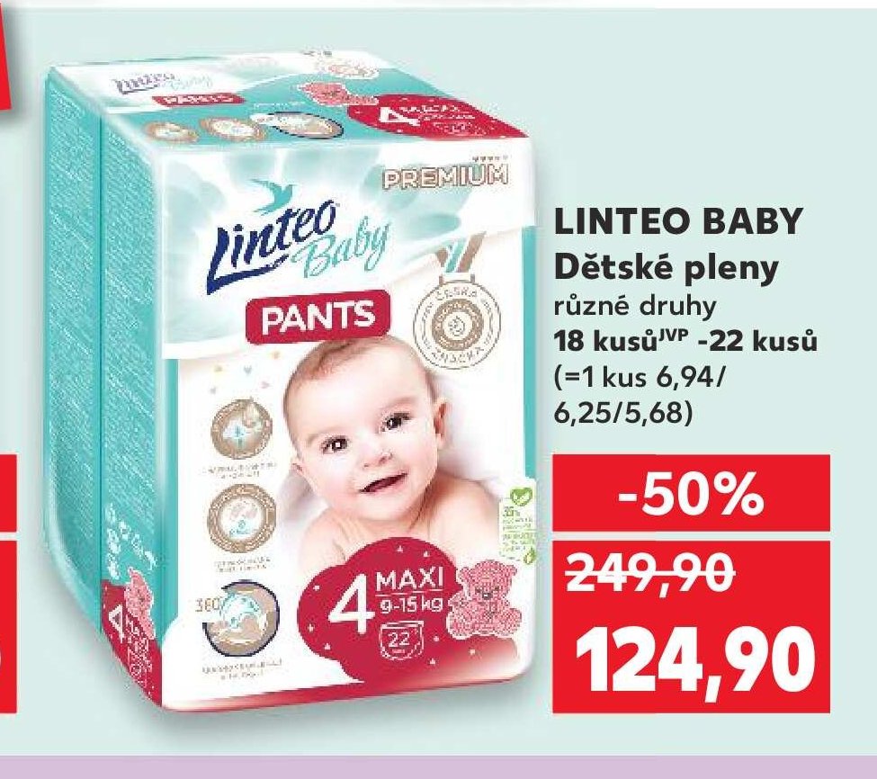Linteo Baby Dětské pleny
