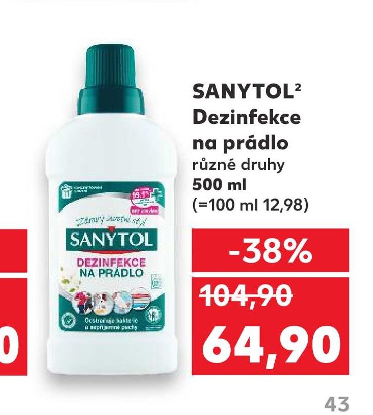 Sanytol Dezinfekce na prádlo