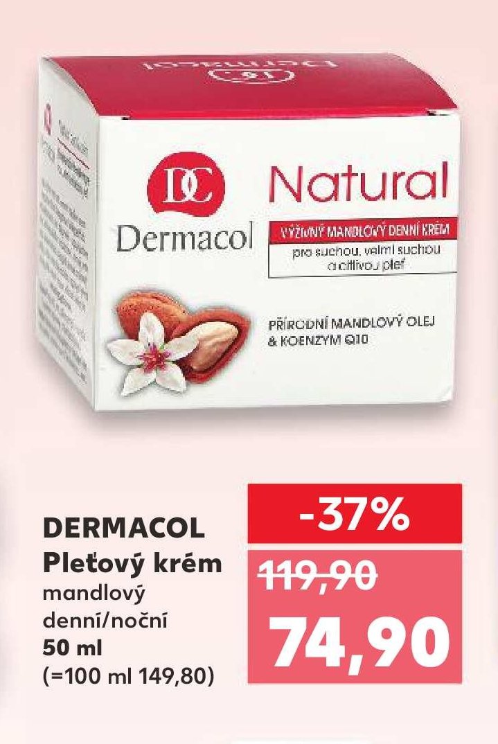 Dermacol pleťový krém mandlový