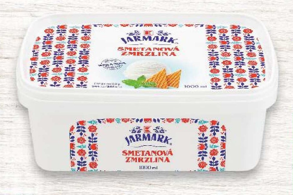 Jarmark Smetanová zmrzlina 1 l
