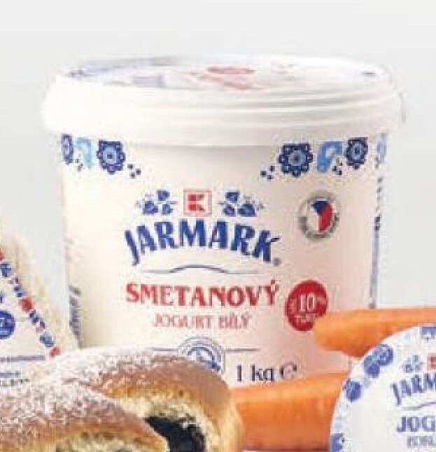 Jarmark Smetanový jogurt bílý