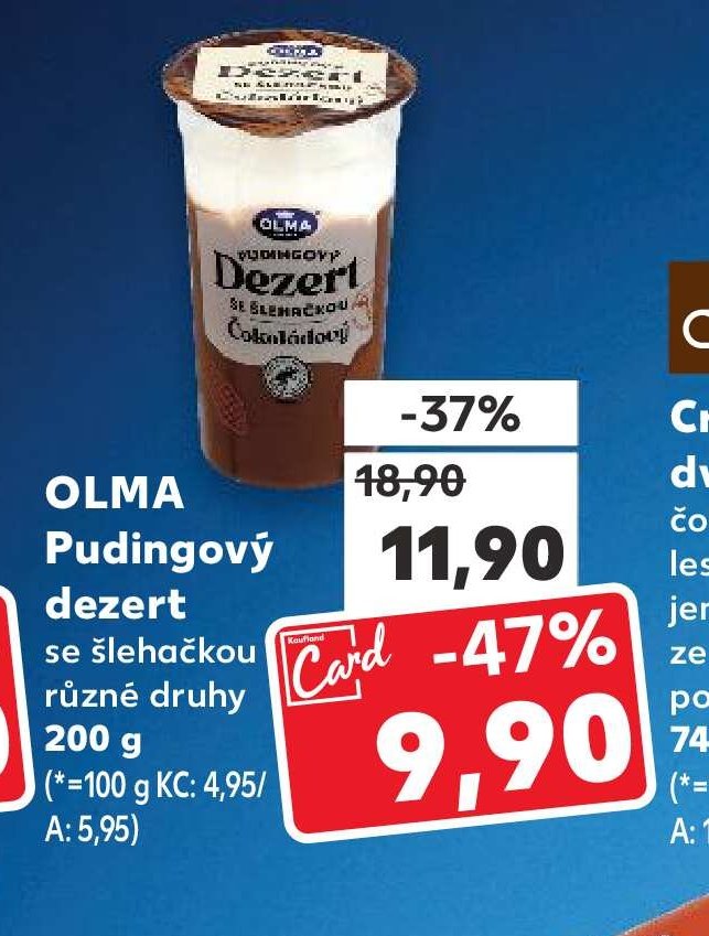 OLMA Pudingový dezert