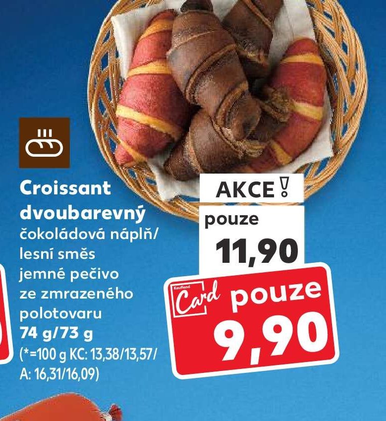 Croissant dvoubarevný