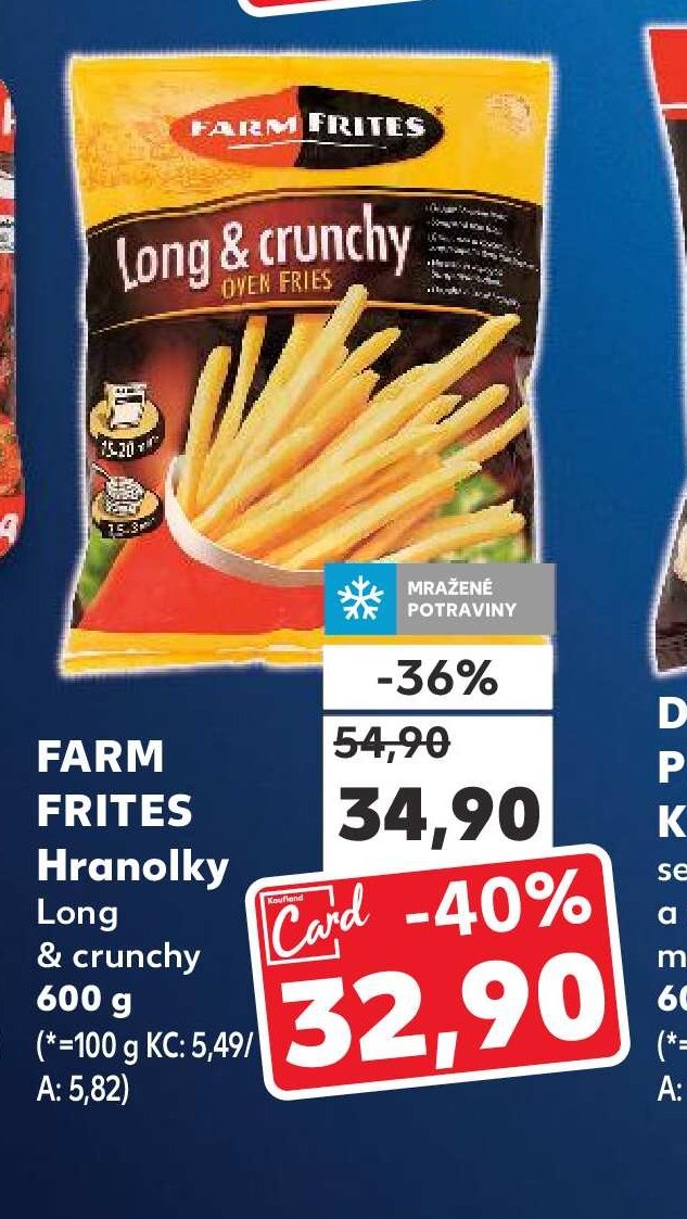 FARM FRITES Hranolky Long & crunchy