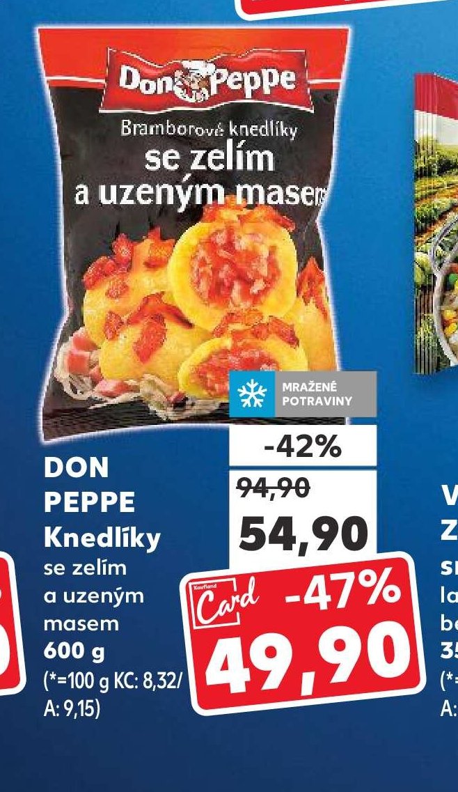 DON PEPPE Knedlíky se zelím a uzeným masem