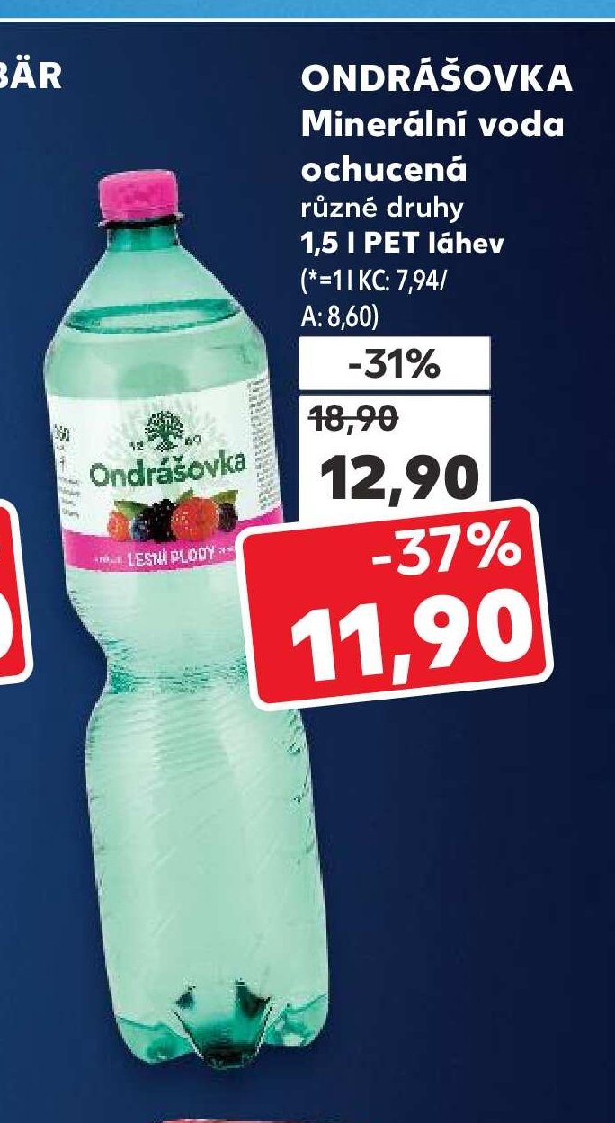 Ondrášovka Minerální voda ochucená