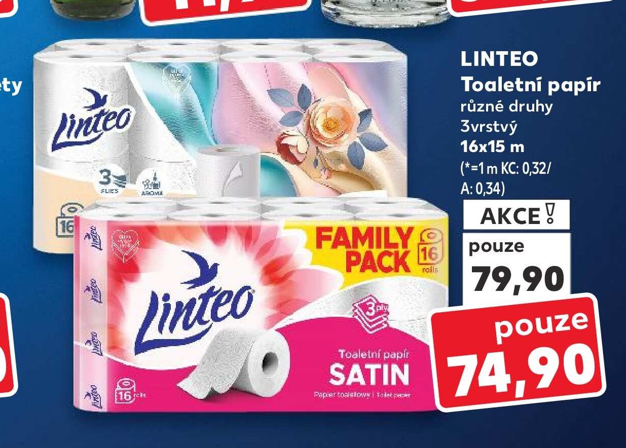 Linteo Toaletní papír