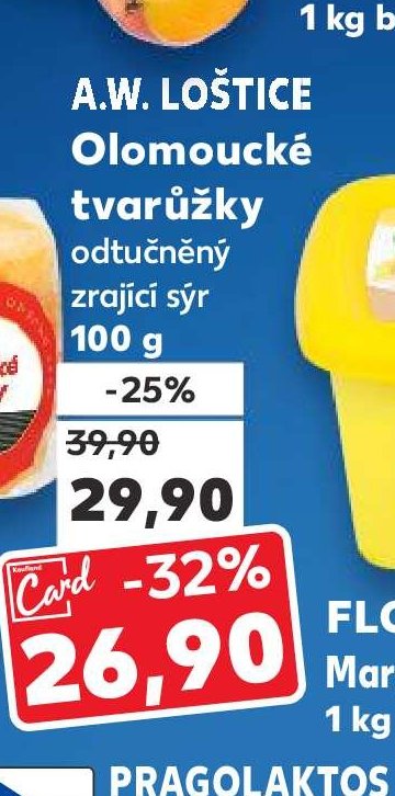 A.W. LOŠTICE Olomoucké tvarůžky