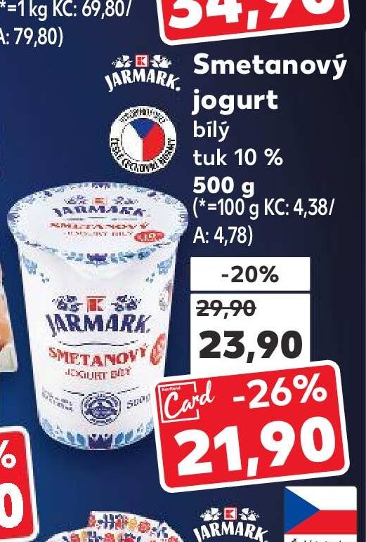 Smetanový jogurt bílý