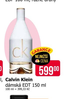 Calvin Klein dámská EDT 150 ml - Teta drogerie aktualniletaky.eu