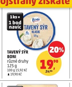 Tavený sýr Boni 125 g - Penny Market aktualniletaky.eu