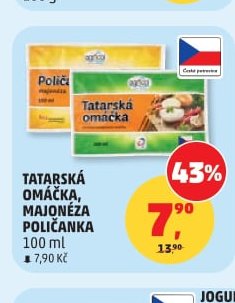 TATARSKÁ OMÁČKA, MAJONÉZA POLIČANKA - Penny Market aktualniletaky.eu