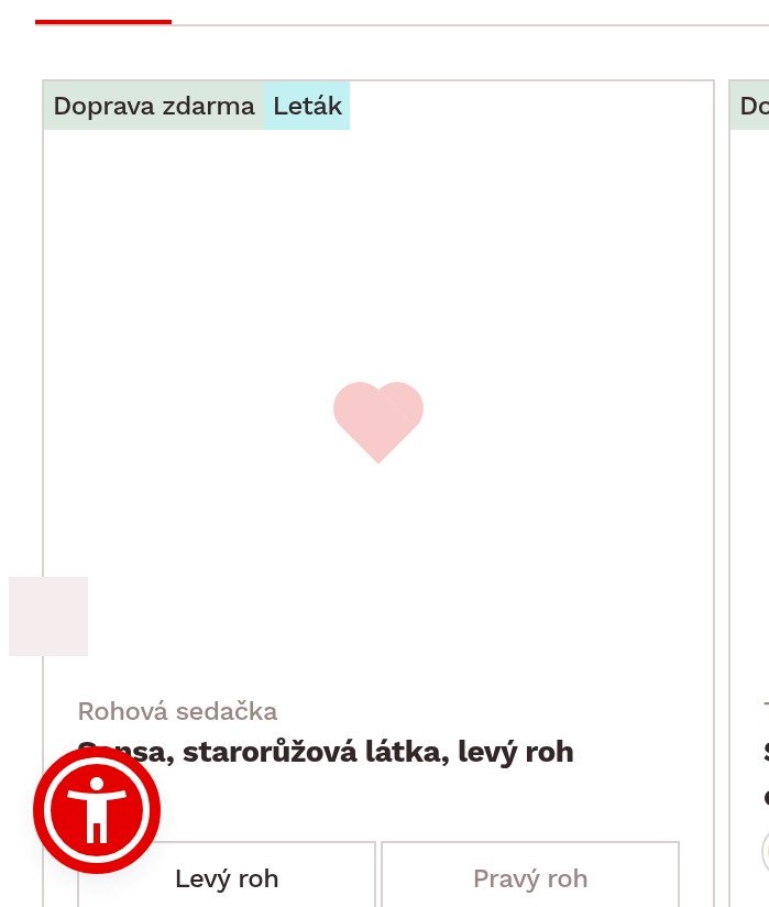 Rohová sedačka Lisa, starorůžová látka, levý roh - ASKO aktualniletaky.eu