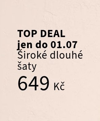 Široké dlouhé šaty