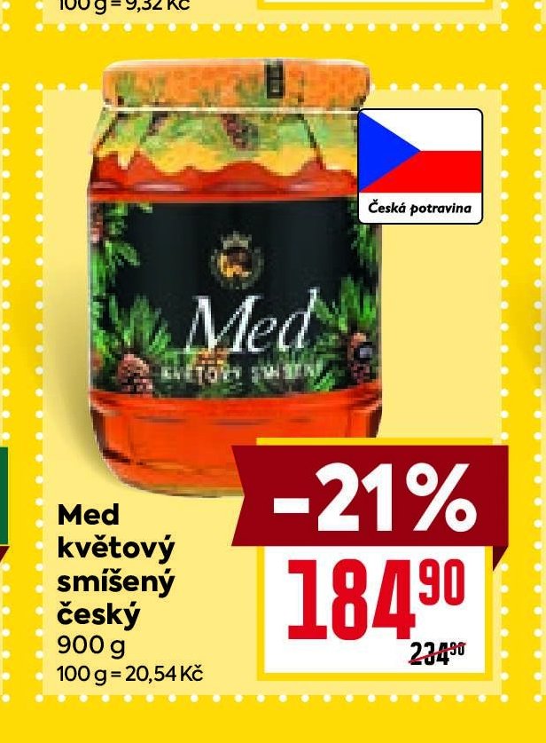 Med květový smíšený český - BILLA aktualniletaky.eu