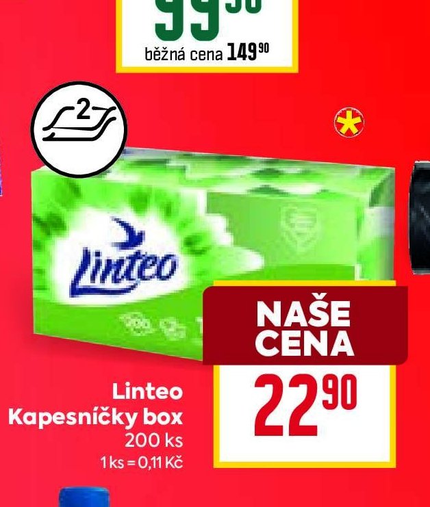 Linteo Kapesníčky box 200 ks - BILLA aktualniletaky.eu