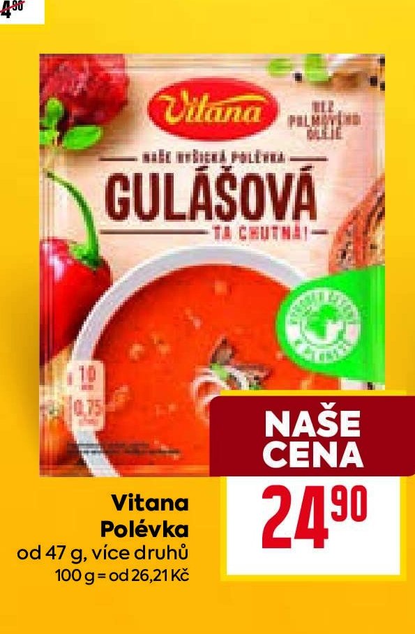 Vitana Gulášová polévka - BILLA aktualniletaky.eu