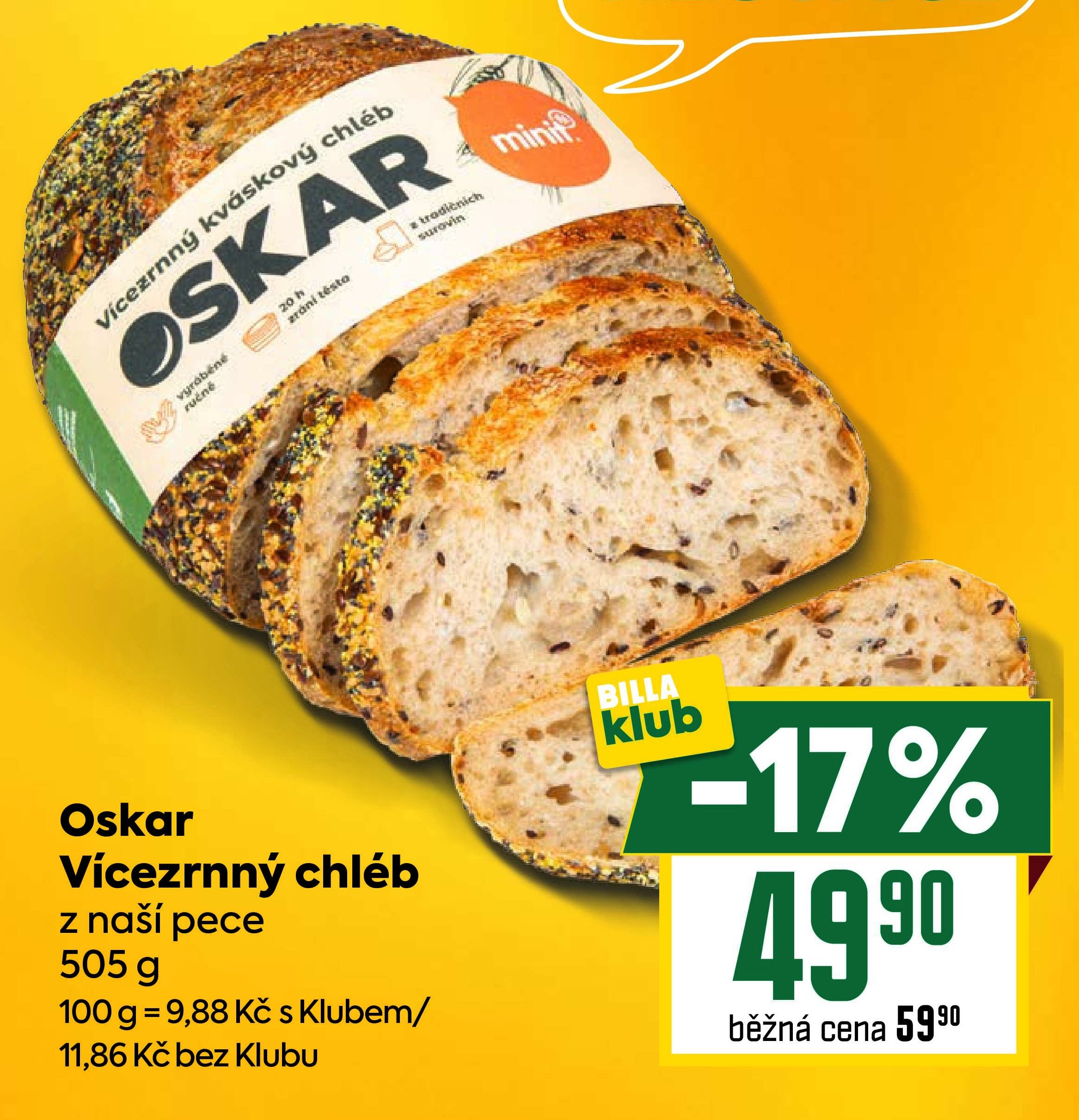 Oskar Vícezrnný chléb - BILLA aktualniletaky.eu