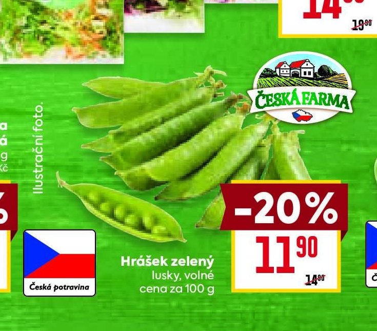 Hrášek zelený - BILLA aktualniletaky.eu