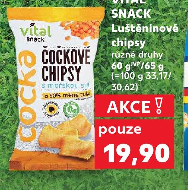 VITAL SNACK Luštěninové chipsy