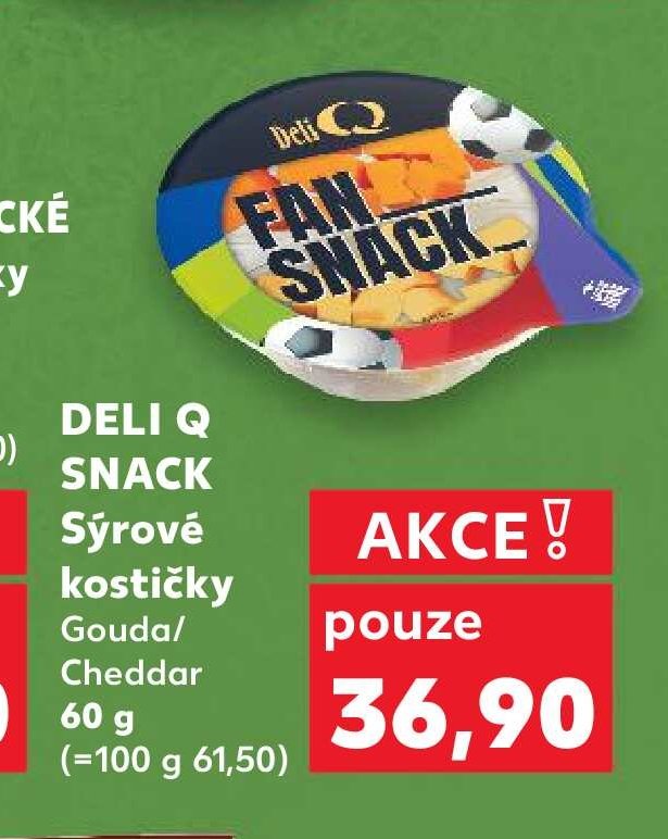 DELI Q SNACK Sýrové kostičky
