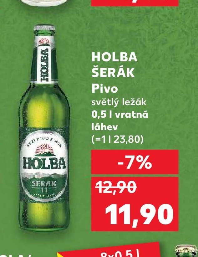 Holba Šerák Pivo
