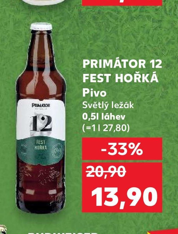 Primátor 12 Fest Hořká Pivo