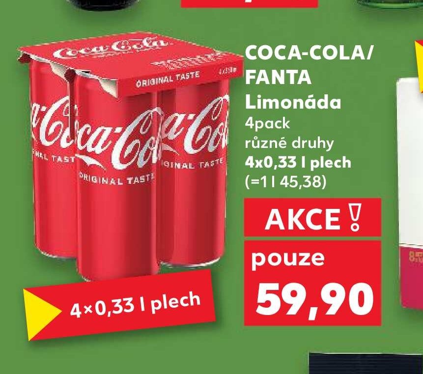 Coca-Cola / Fanta limonáda