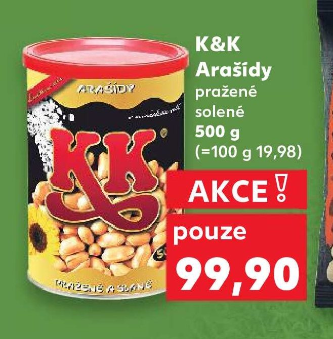 K&K Arašídy pražené solené