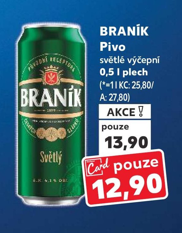 Braník pivo
