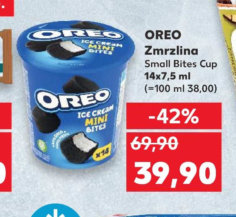 OREO Zmrzlina Small Bites Cup 14x7,5 ml