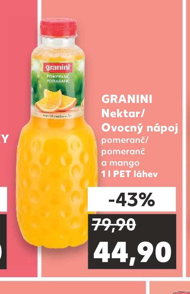 Granini Nektar/Ovocný nápoj 1 l