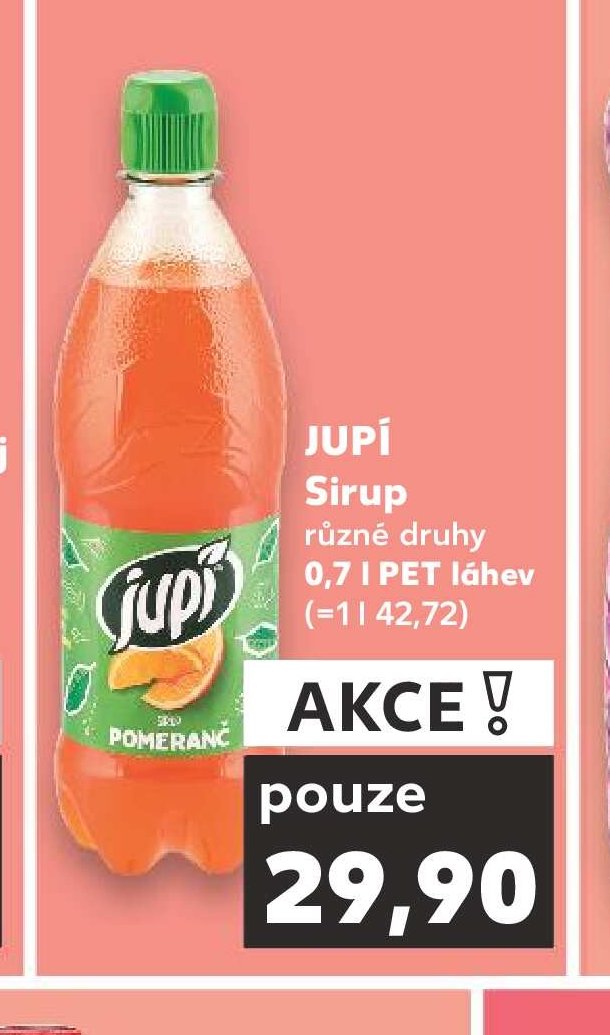 Jupí sirup 0,7 l