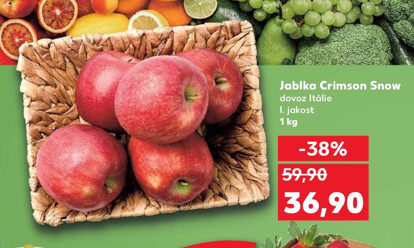 Jablka Crimson Snow