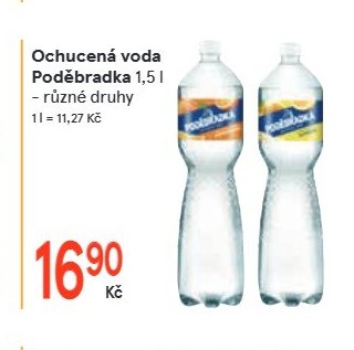 Ochucená voda Poděbradka 1,5 l - Žabka aktualniletaky.eu