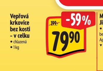Vepřová krkovice bez kosti - Albert aktualniletaky.eu