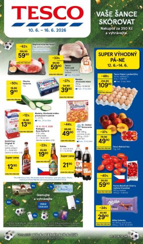 aktuální leták Tesco 10.6.2026-16.6.2026