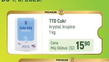 TTD Cukr krystal, krupice