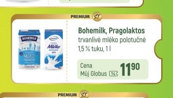 Bohemilk, Pragolaktos trvanlivé mléko polotučné