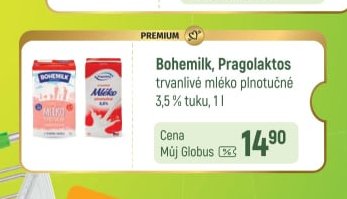 Bohemilk, Pragolaktos trvanlivé mléko plnotučné