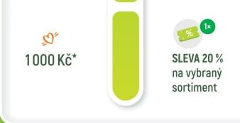 SLEVA 20 % na vybraný sortiment