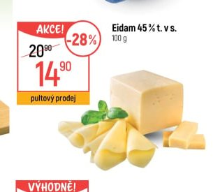 Eidam 45% t. v s.