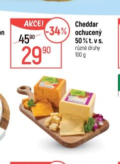 Cheddar ochucený