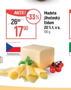 Madeta Jihočeský Eidam