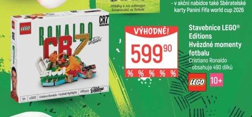 Stavebnice LEGO® Editions Hvězdné momenty fotbalu