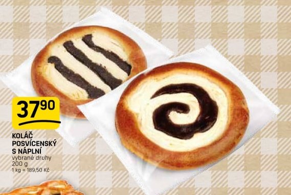 KOLÁČ POSVÍCENSKÝ S NÁPLNÍ 200 g - FLOP aktualniletaky.eu