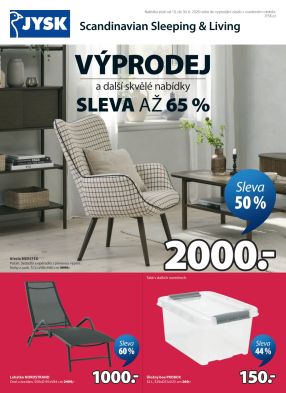 aktuální leták Jysk 10.6.2026-30.6.2026