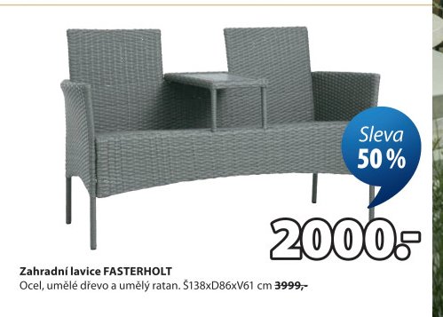 Zahradní lavice FASTERHOLT