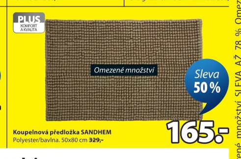 Koupelnová předložka SANDHEM