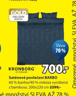 Saténové povlečení BARBO